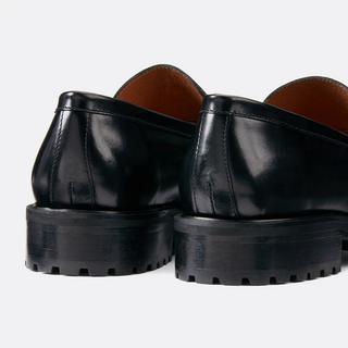 La Redoute Collections  Mocassins en cuir lisse 