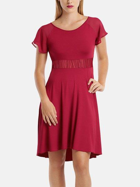 Image of Sommerkleid Mit Kurzen Ärmeln Isola Rossa Unisex Rot Bunt L
