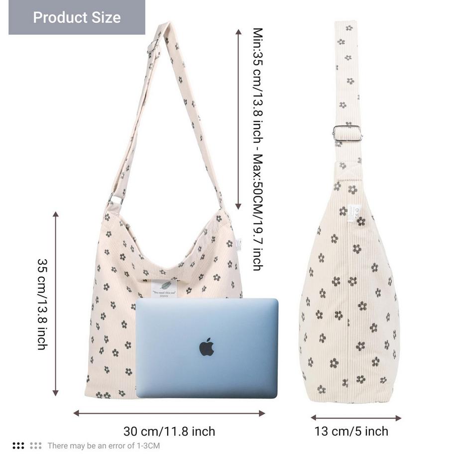 Only-bags.store Große Cord Einkaufstasche  