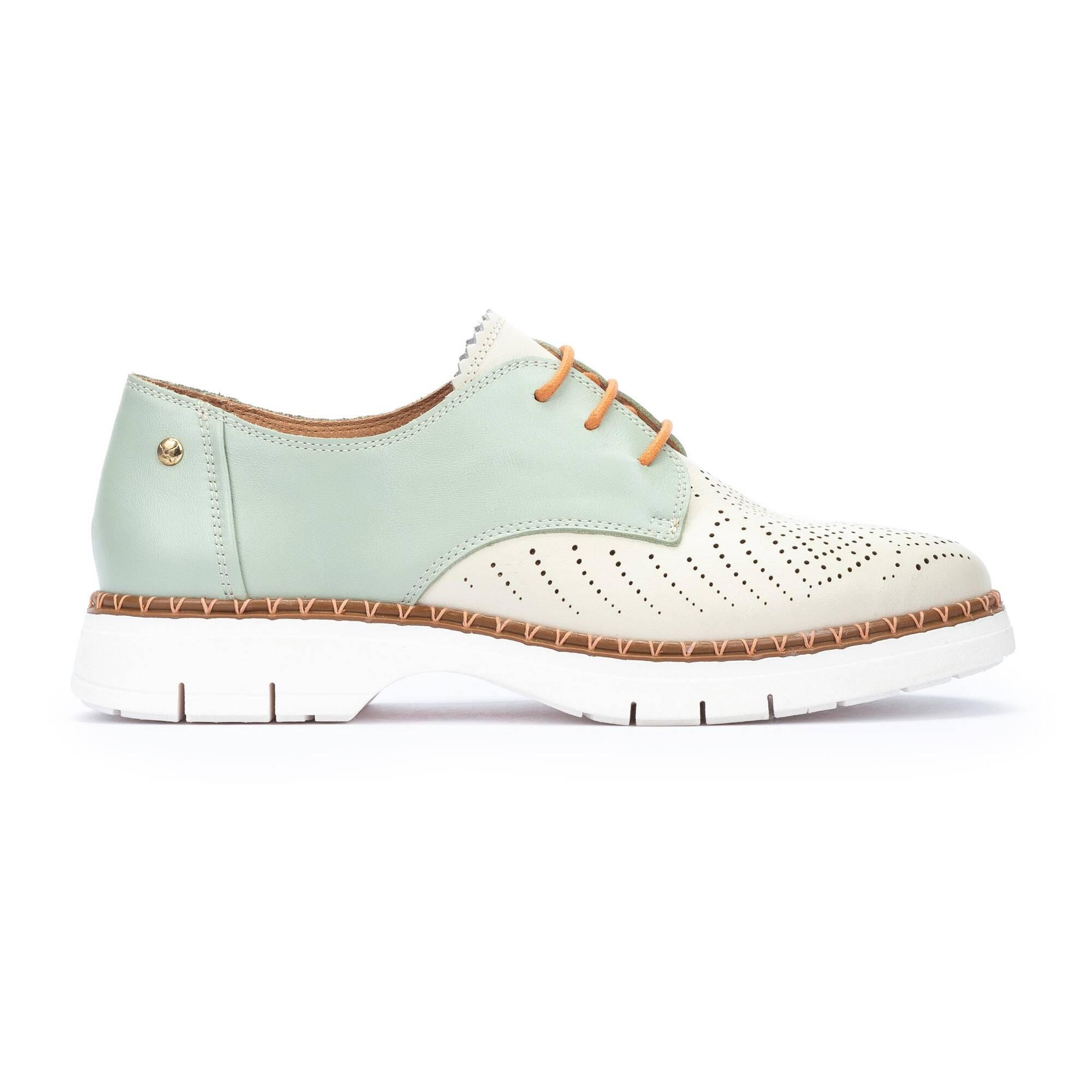 Image of Henares - Leder Schnürschuh Unisex Mint 42