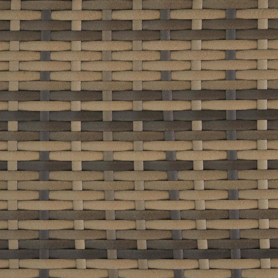 Tectake Rattan Gartenset Palese für 4 Personen wasserabweisende, abnehmbare Polyesterbezüge  