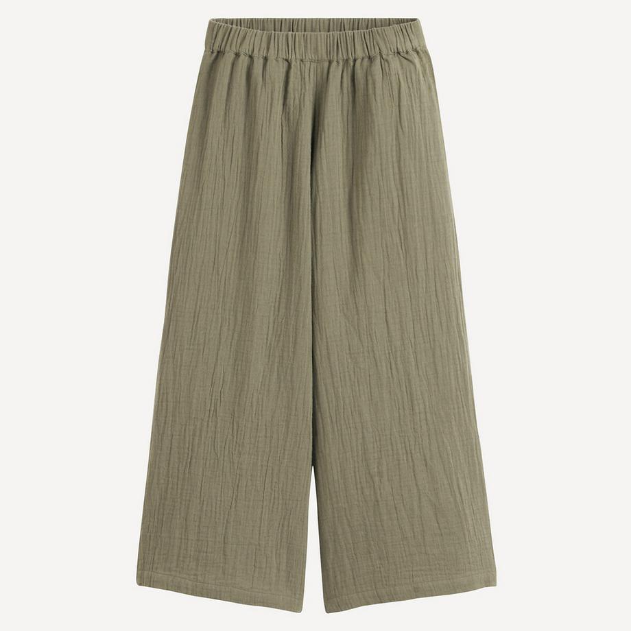 La Redoute Collections  Pantalon large en gaze de coton 