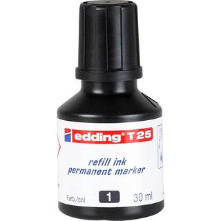 Edding EDDING Nachfülltuschen T25 T-25-1 schwarz 30ml  