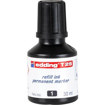 EDDING Nachfülltuschen T25 T-25-1 schwarz 30ml