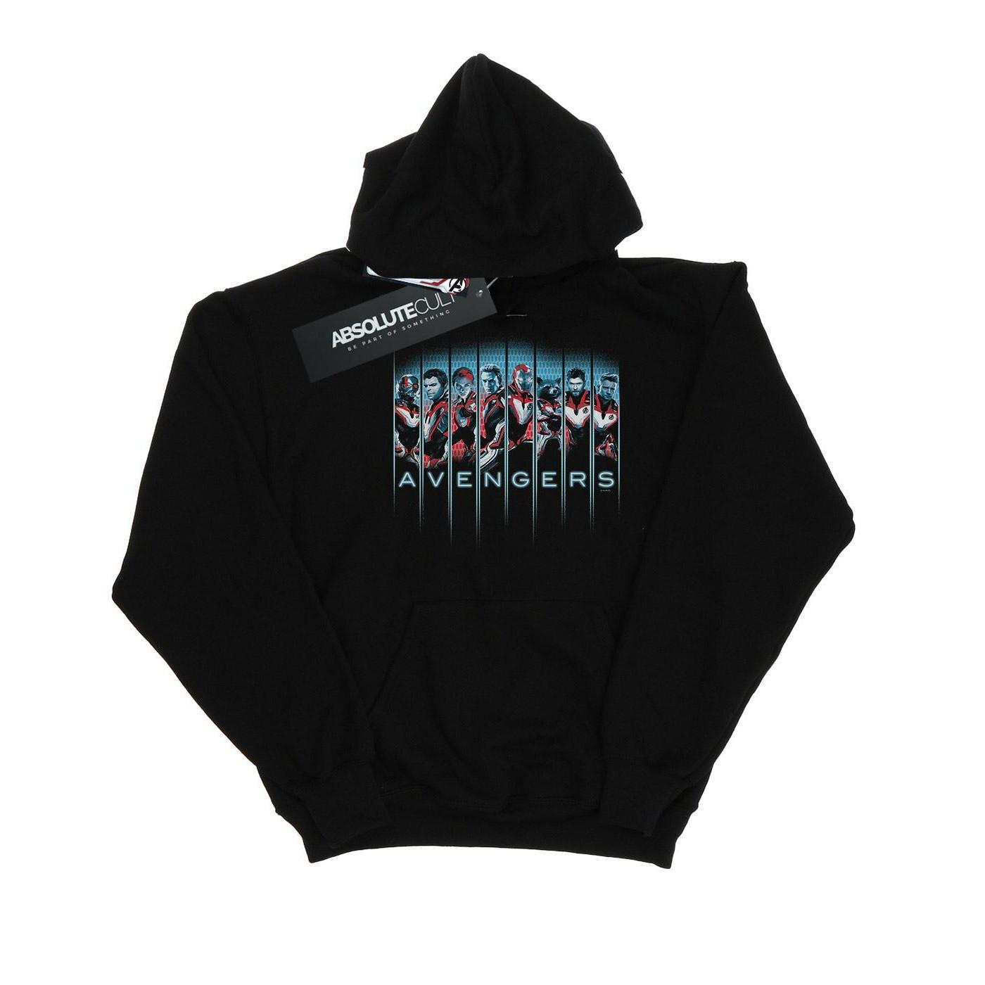 Image of Avengers Endgame Team Tech Assemble Kapuzenpullover Jungen Schwarz 116