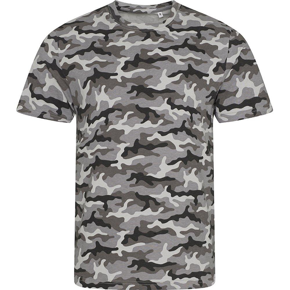 Image of Camouflage Tshirt Herren Grau S