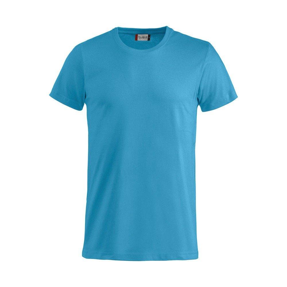 Image of Basic Tshirt Herren Türkisblau XXL