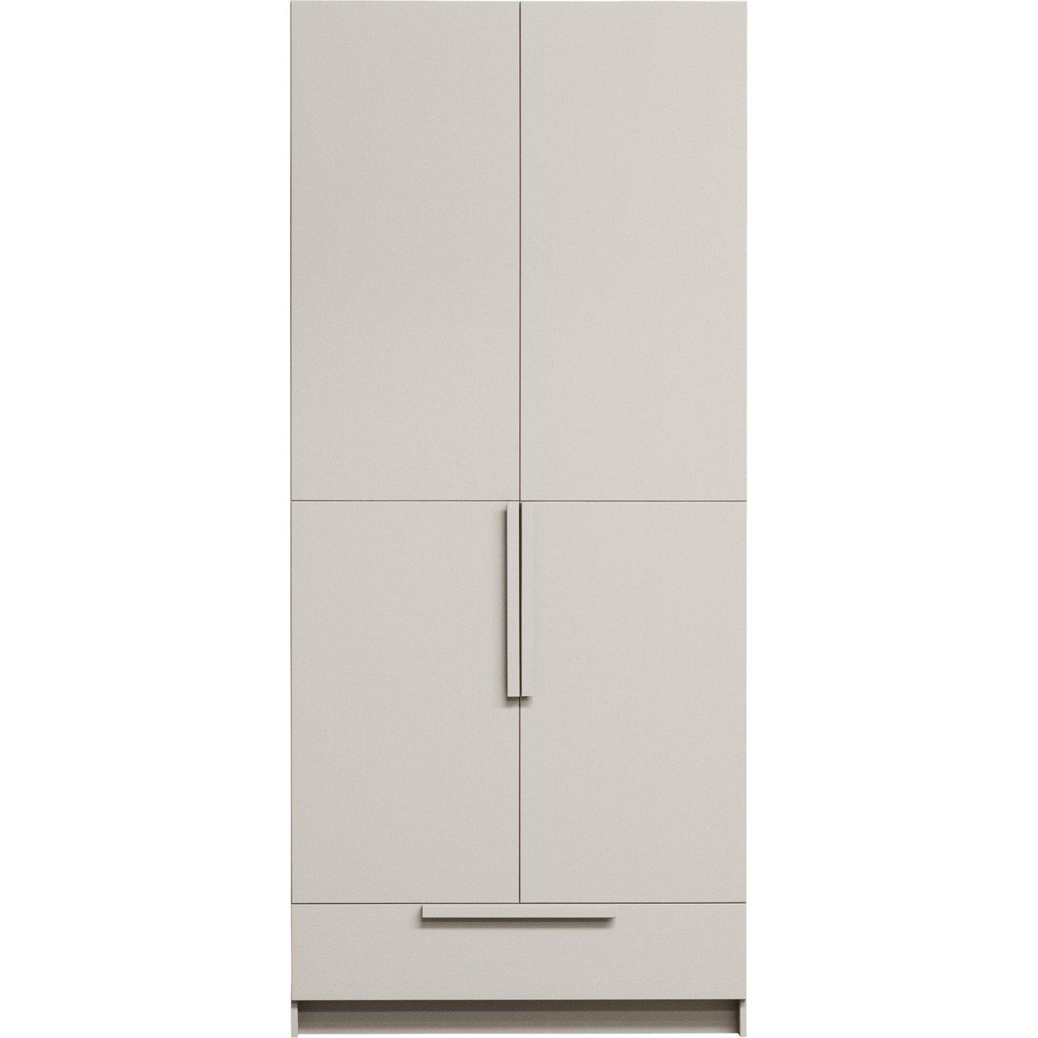 mutoni Armoire Pure 2 portes poussière de pin 95x215  