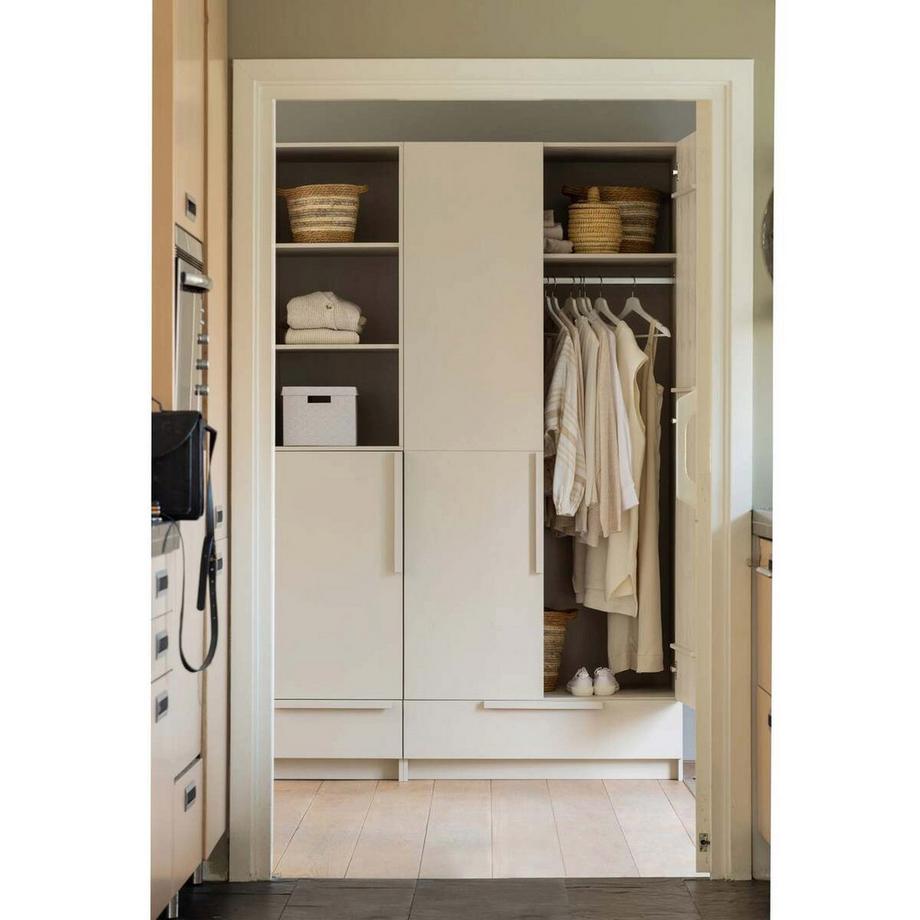mutoni Kleiderschrank Pure 2-türig Kiefer dust 95x215  