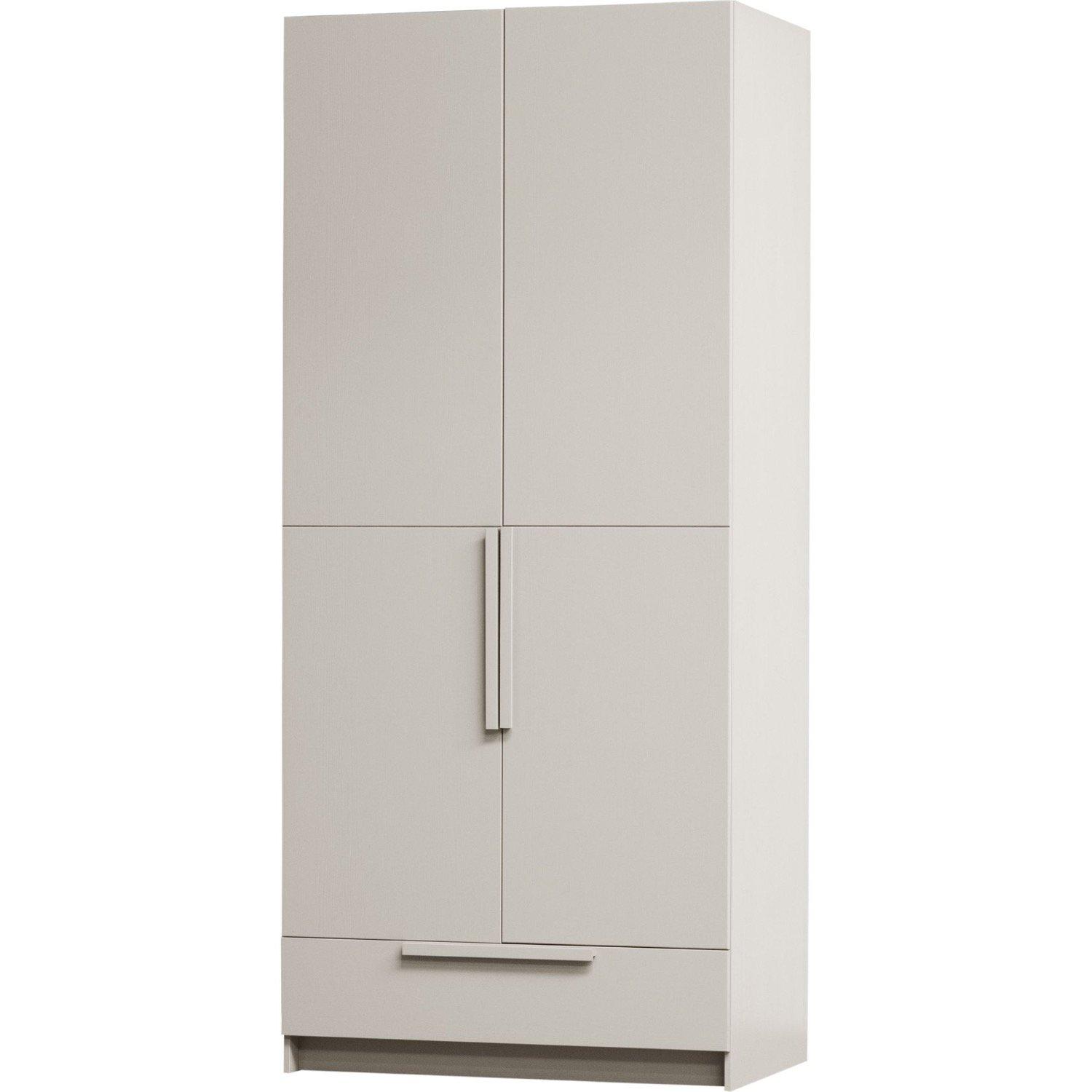 mutoni Armoire Pure 2 portes poussière de pin 95x215  