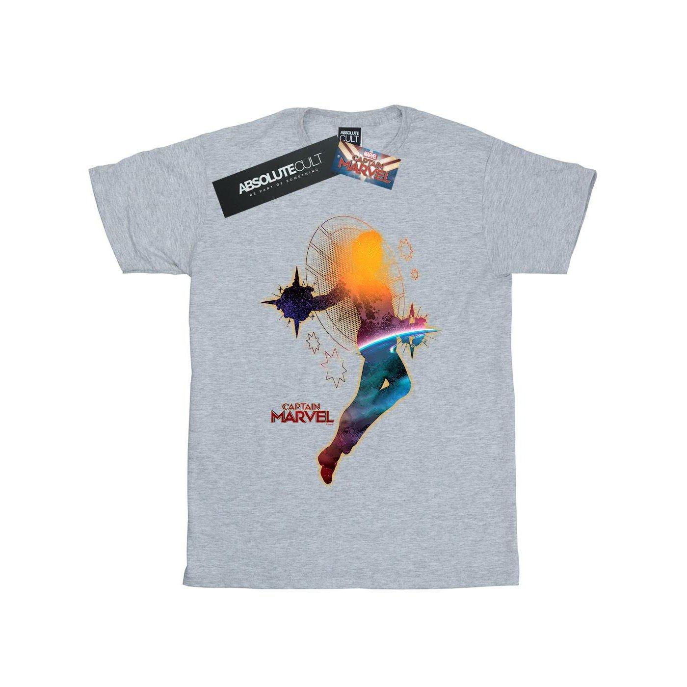 Image of Captain Nebula Flight Tshirt Unisex Grau 140/146
