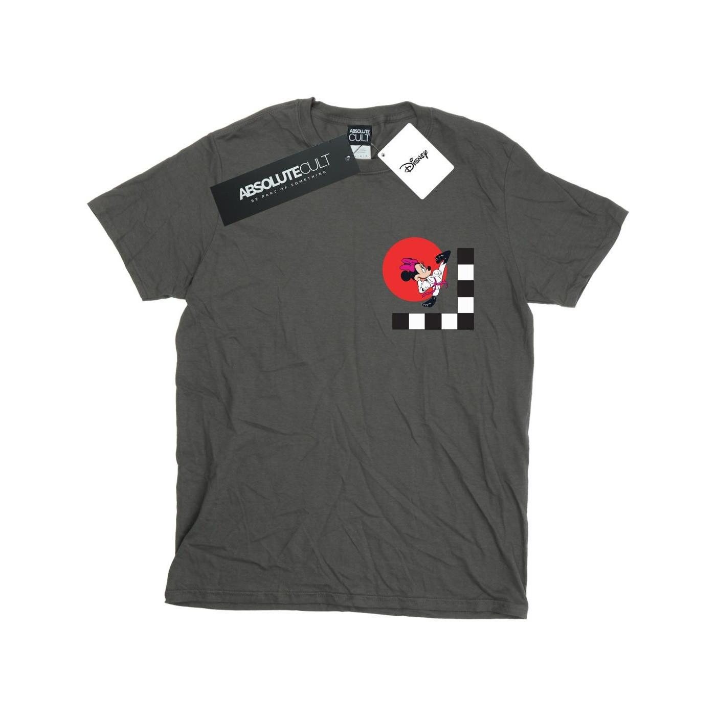 Image of Minnie Mouse Karate Kick Tshirt Mädchen Charcoal Black 116