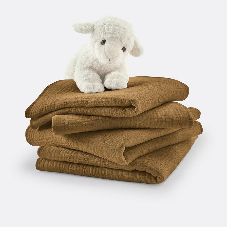 La Redoute Intérieurs  4er-Pack Maxi-Mullwindeln Kumla aus Baumwollmusselin 