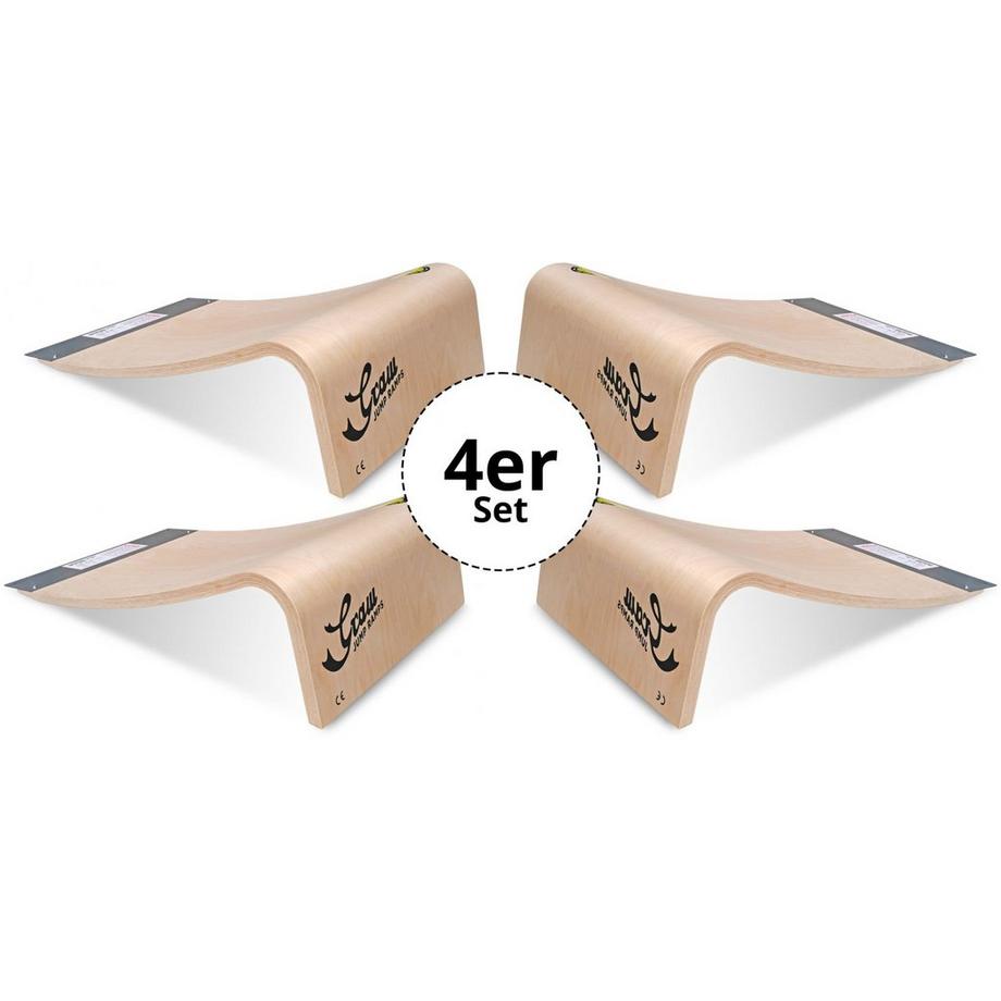 Graw Jump Ramps  Graw Jump Ramps Skate Rampe G20 PRO 20cm 4erSet 