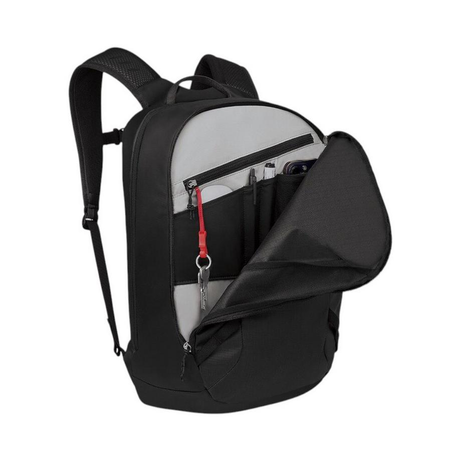 Osprey Transporter Panel Loader Sac à dos noir corbeau  