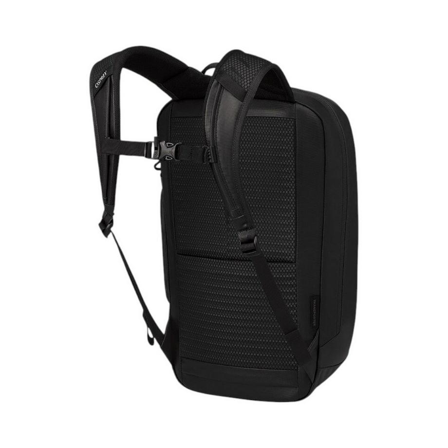 Osprey Transporter Panel Loader Sac à dos noir corbeau  
