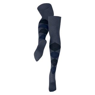 Burlington Marylebone Argyle Wolle Kniesocken  