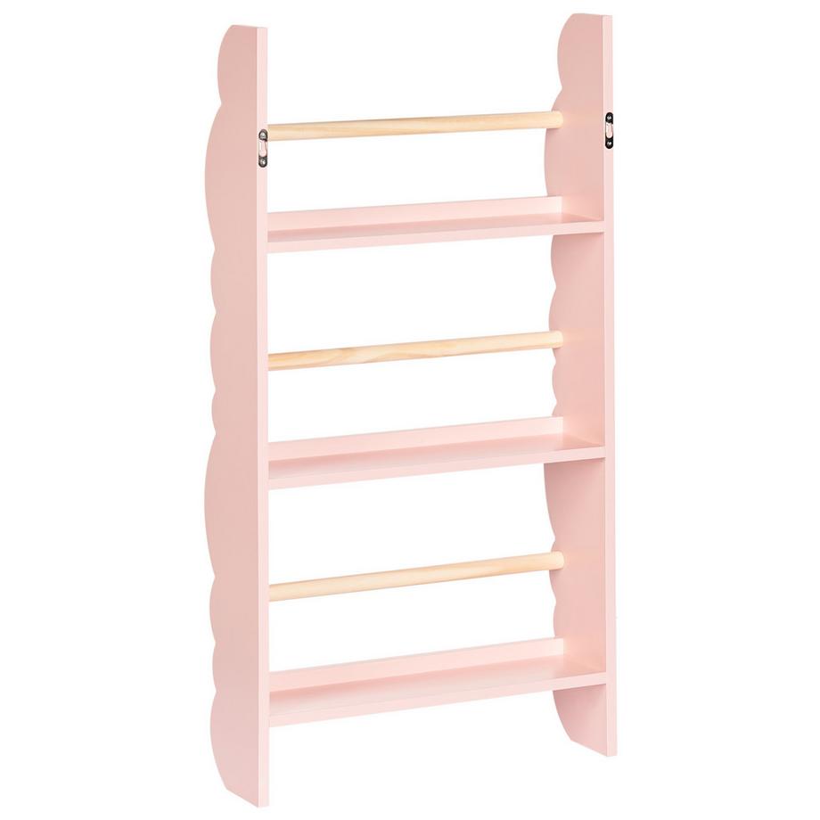 Beliani Bibliothèque murale en MDF  RIGOLET  