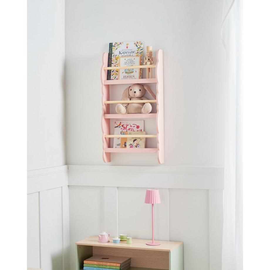 Beliani Bibliothèque murale en MDF  RIGOLET  