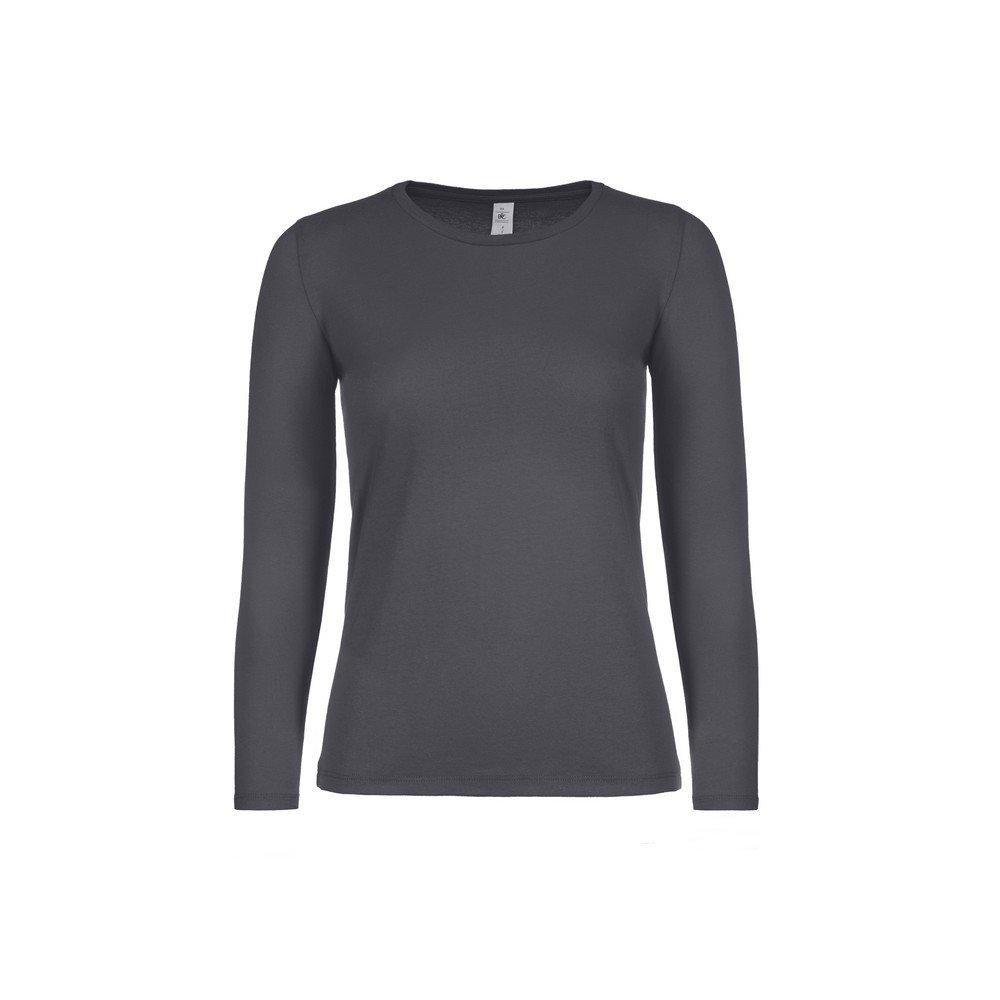 Image of B&c Langarmshirt #e150 Damen Grau XL