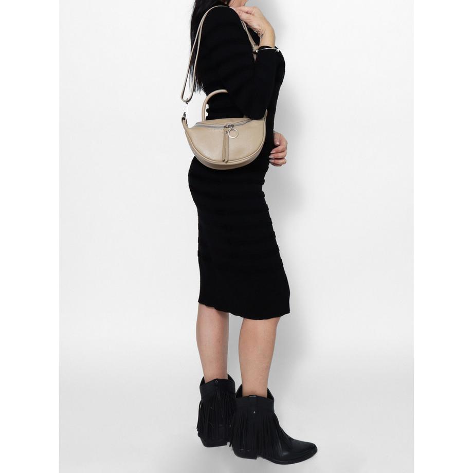 Viola Castellani Sac à main demi-lune  