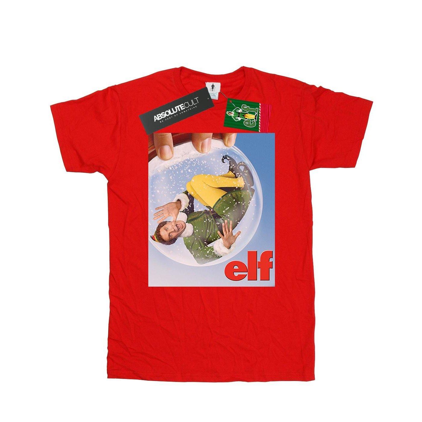 Image of Snow Globe Poster Tshirt Mädchen Rot Bunt 152-158
