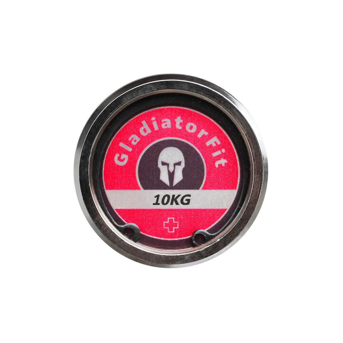 GladiatorFit  Barra "Barbell" Ø 50 mm + 2 fermi a disco 