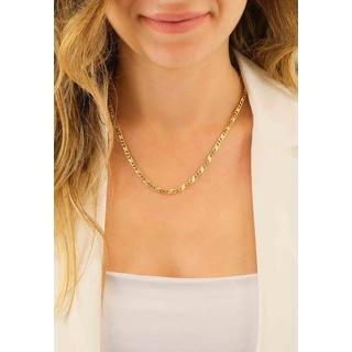 MUAU Schmuck  Collier 8er-Kette Gelbgold 750, 3.8mm, 50cm 