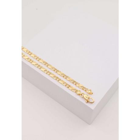 MUAU Schmuck  Collier 8er-Kette Gelbgold 750, 3.8mm, 50cm 