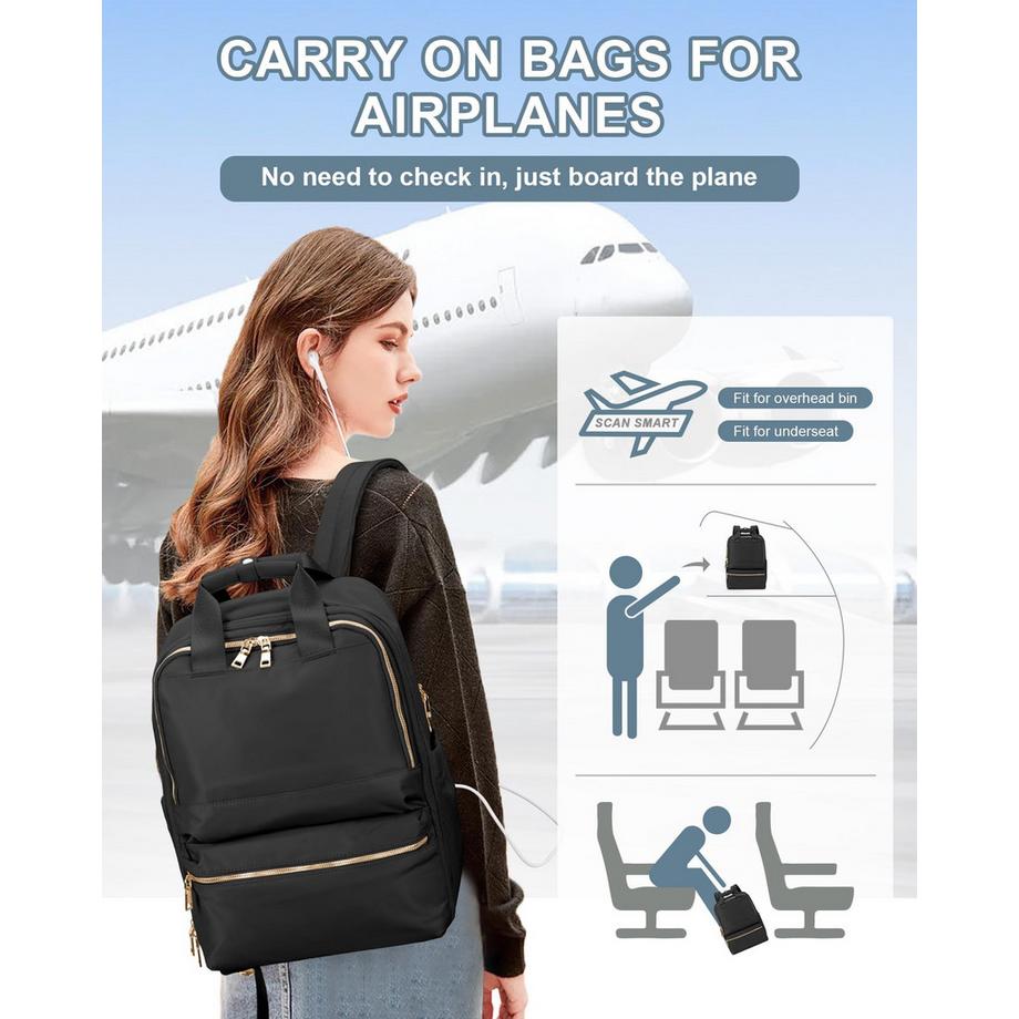 Only-bags.store Wasserdichter Reiserucksack für Handgepäck  