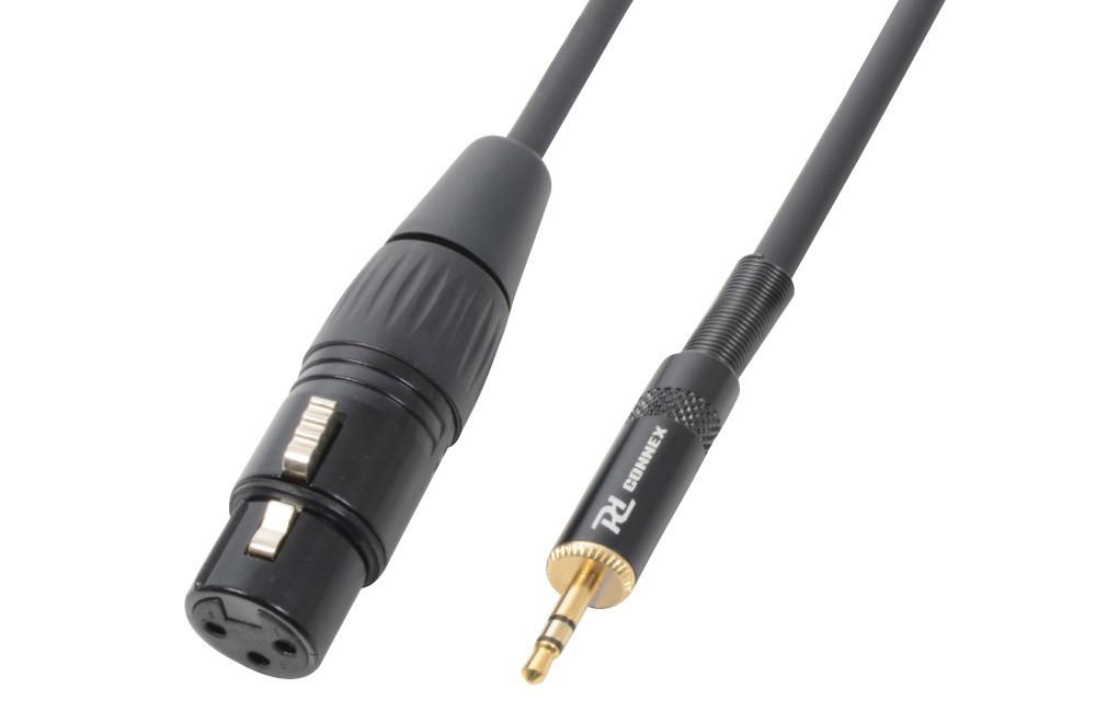 PD-Connex  PD-Connex 177116 câble audio 0,5 m XLR (3-pin) 3,5mm Noir 