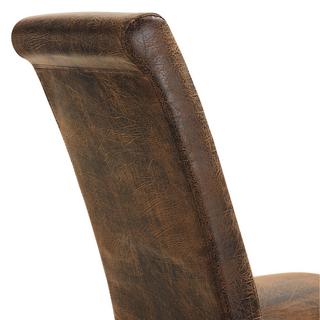 Tectake Chaise aspect cuir  