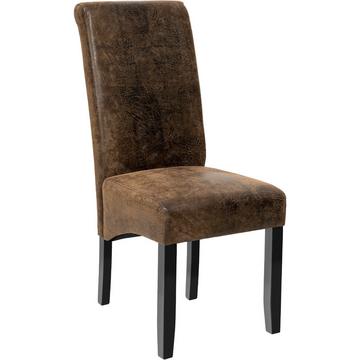 Chaise aspect cuir