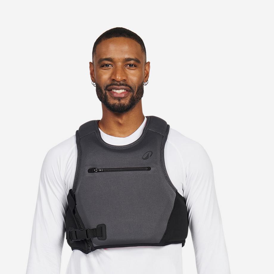 DECATHLON  Gilet d'impact et d'aide à la flottabilité 50N court - 500 noir 