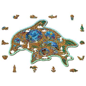 Delfin - Jewels of the Sea L (250 Teile) - Holzpuzzle