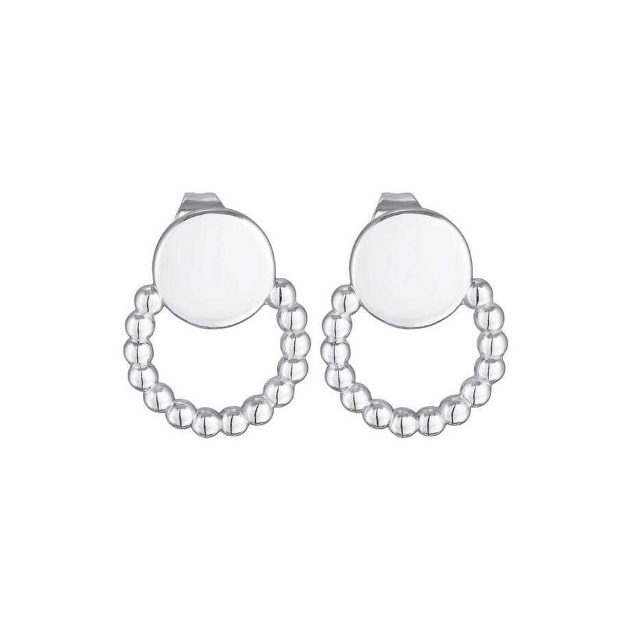 Elli  Ohrringe Ohrstecker Kugel Brass 