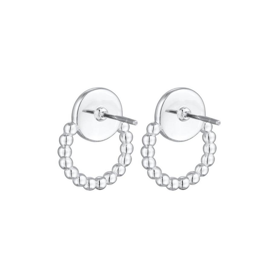 Elli  Ohrringe Ohrstecker Kugel Brass 