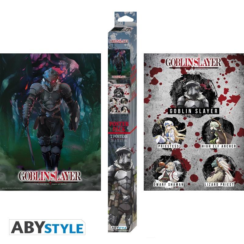 Abystyle  Poster - Packung mit 2 - Goblin Slayer - Gruppe & Slayer 