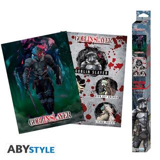 Abystyle  Poster - Pack de 2 - Goblin Slayer - Groupe & Slayer 