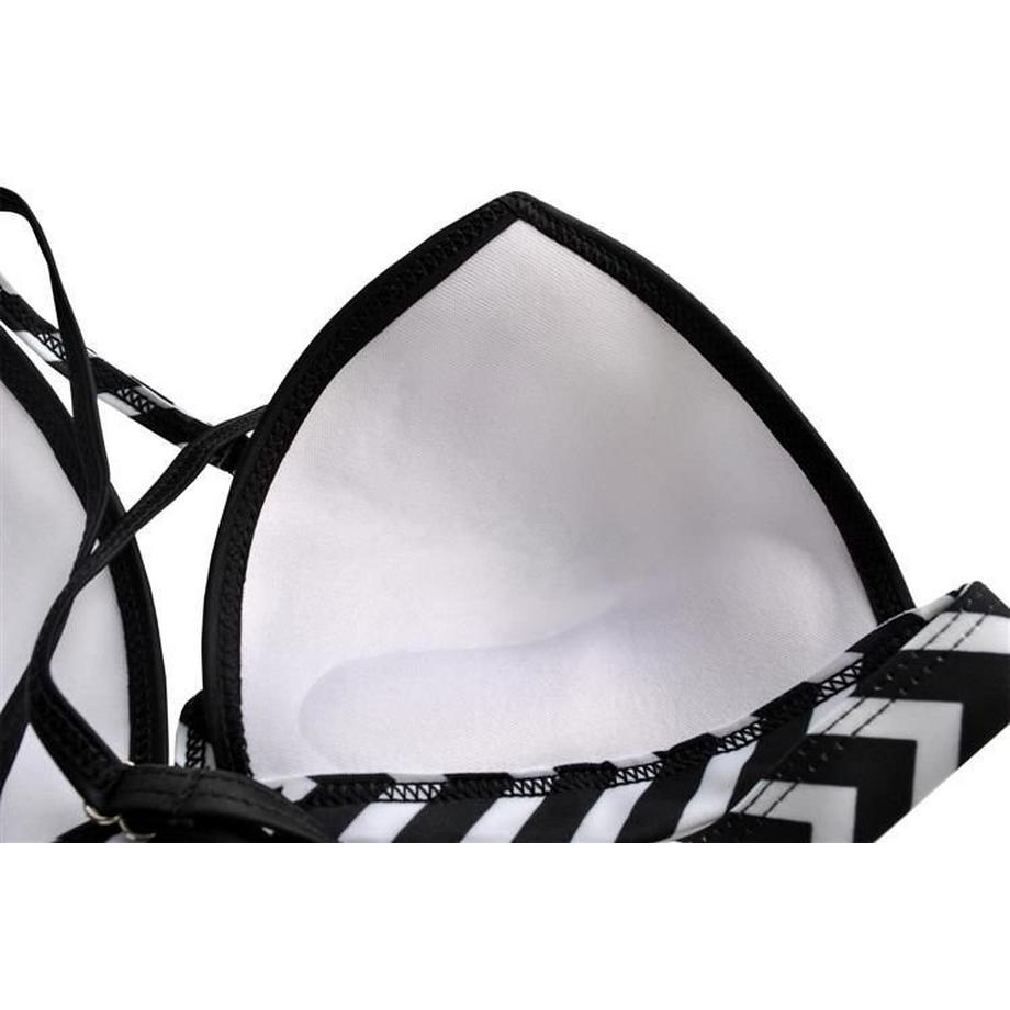 Iso Trade Ensemble Bikini Taille Haute  