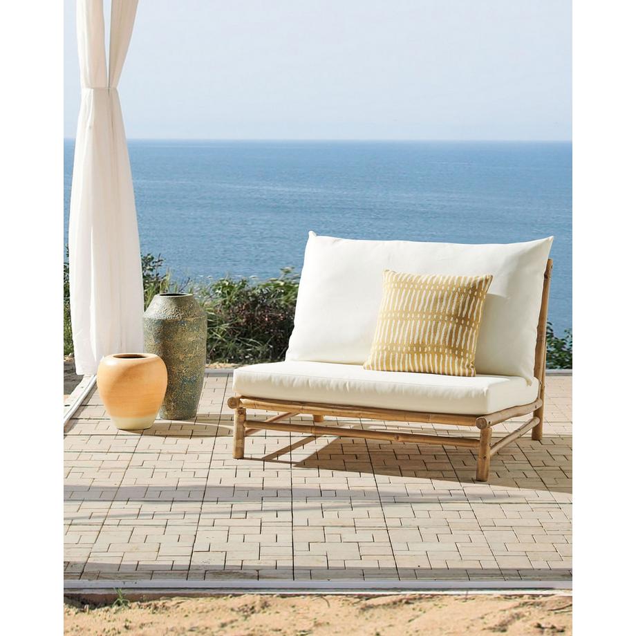 Beliani Chaise de jardin en Bambou Rustique TODI  