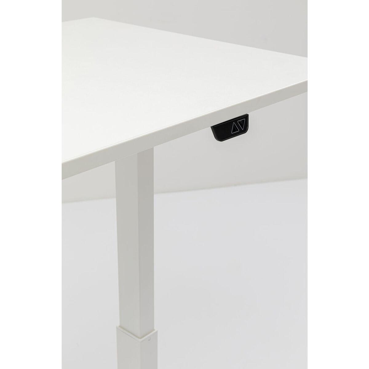 KARE Design Schreibtisch Office Smart höhenverstellbar Weiss 120x60  