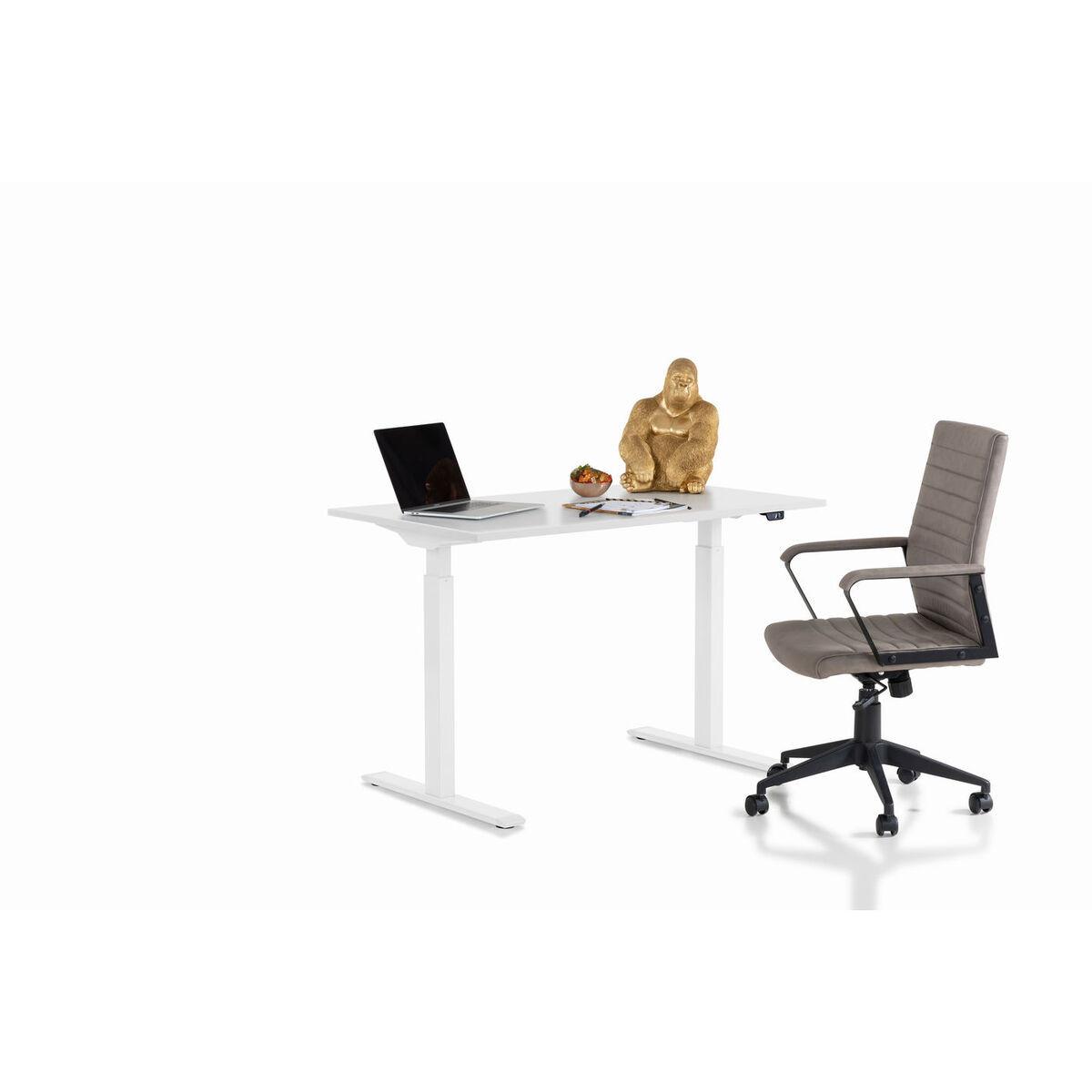 KARE Design Schreibtisch Office Smart höhenverstellbar Weiss 120x60  