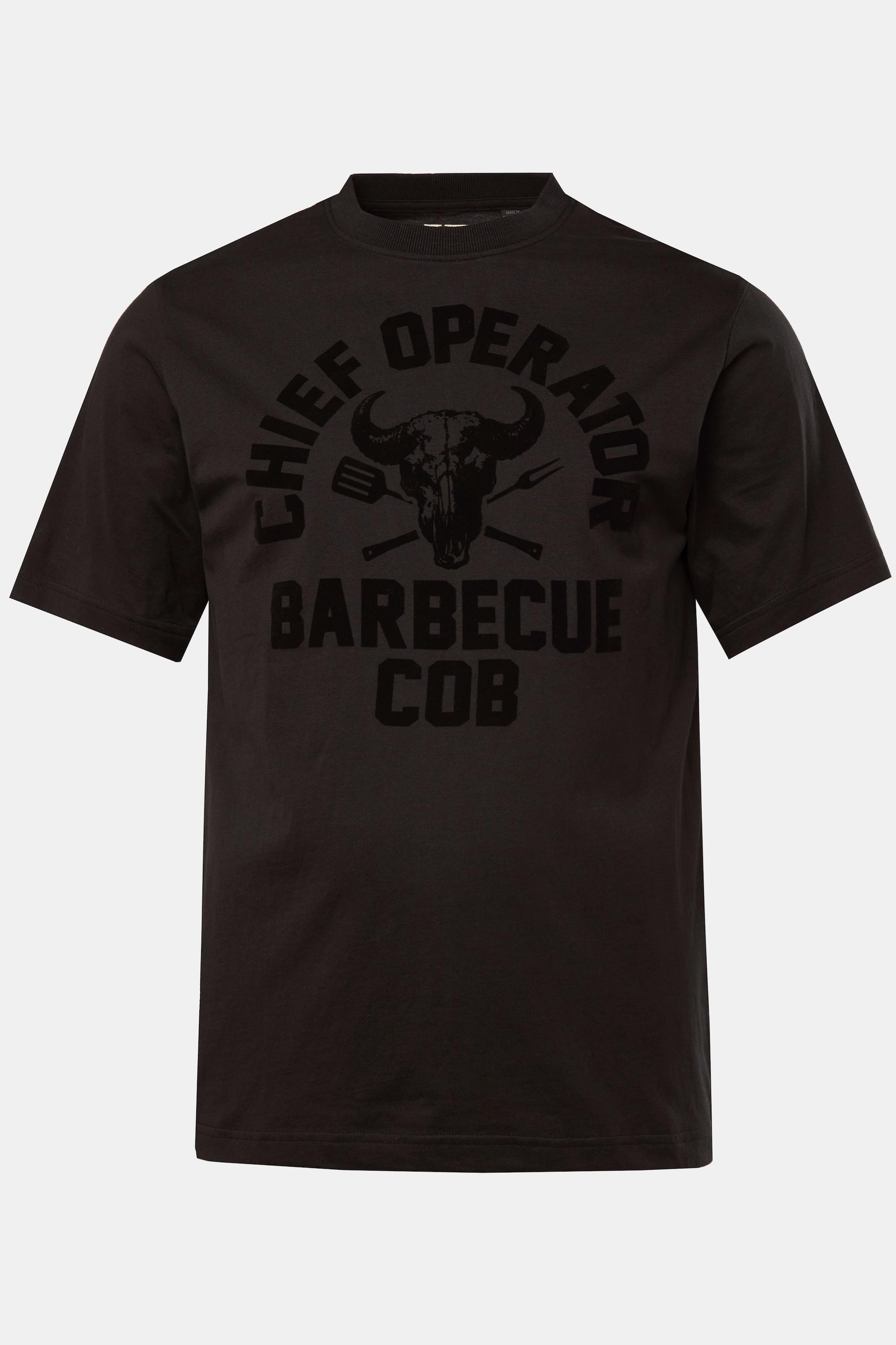 JP1880 Kurzarm Barbecue Print T-Shirt  