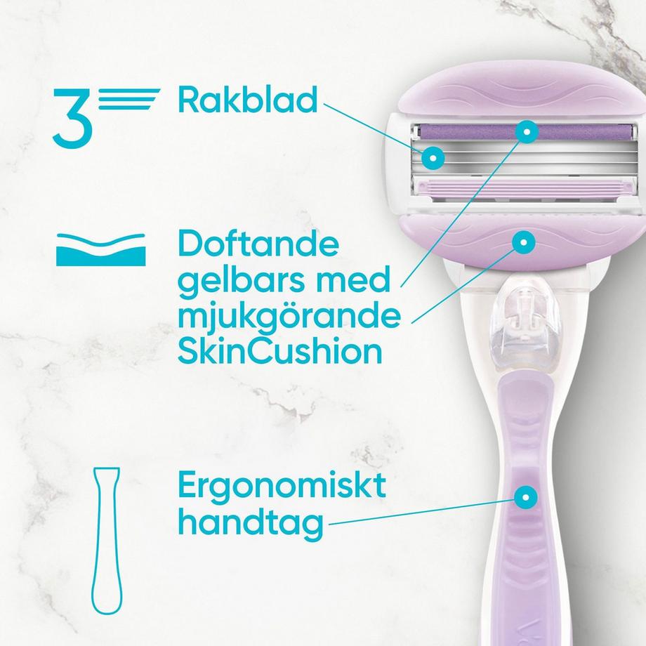 Gillette  Rasierklingen Comfortglide 8 Stück 