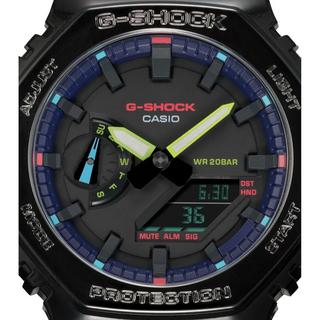CASIO  GA-2100RGB-1AER G-Shock Classic Garish Rainbow Chrono 