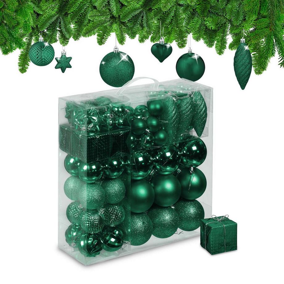 Lot de 110 boules de Noël