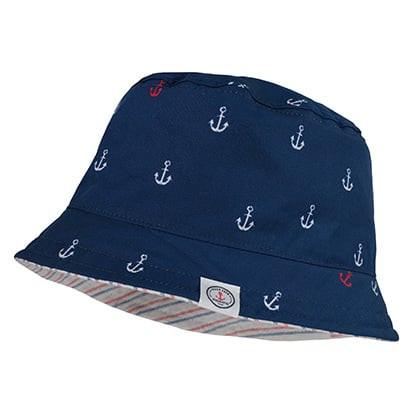 Image of Kinder Fischerhut Anker/streifen Reversible Jungen Blau 55