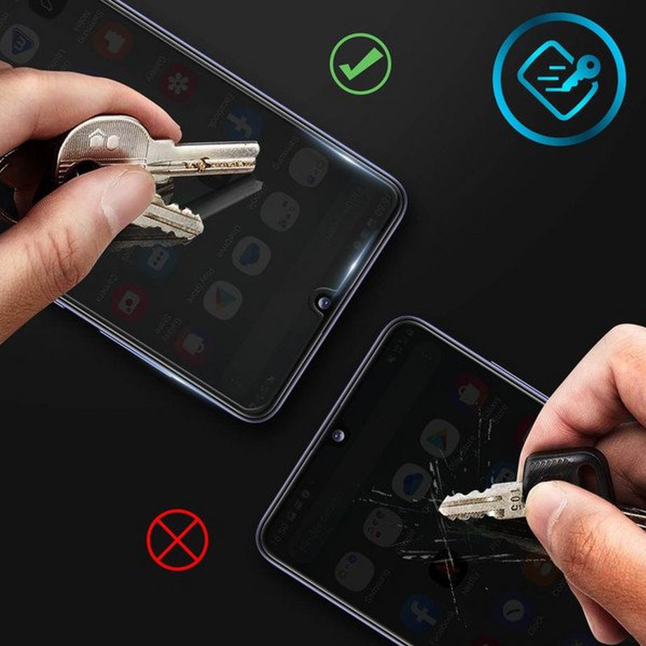 Avizar  Verre Trempé Samsung Galaxy A41 Noir 
