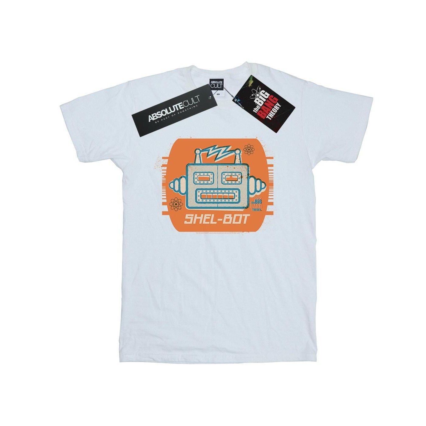 Image of Shelbot Icon Tshirt Damen Weiss XXL